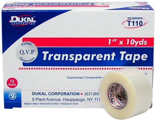 1'' Transparent Surgical Tape