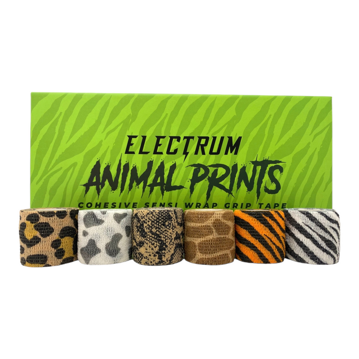 Electrum 2 Inch Animal Print Cohesive Sensi Wrap Grip Tape -36/Case