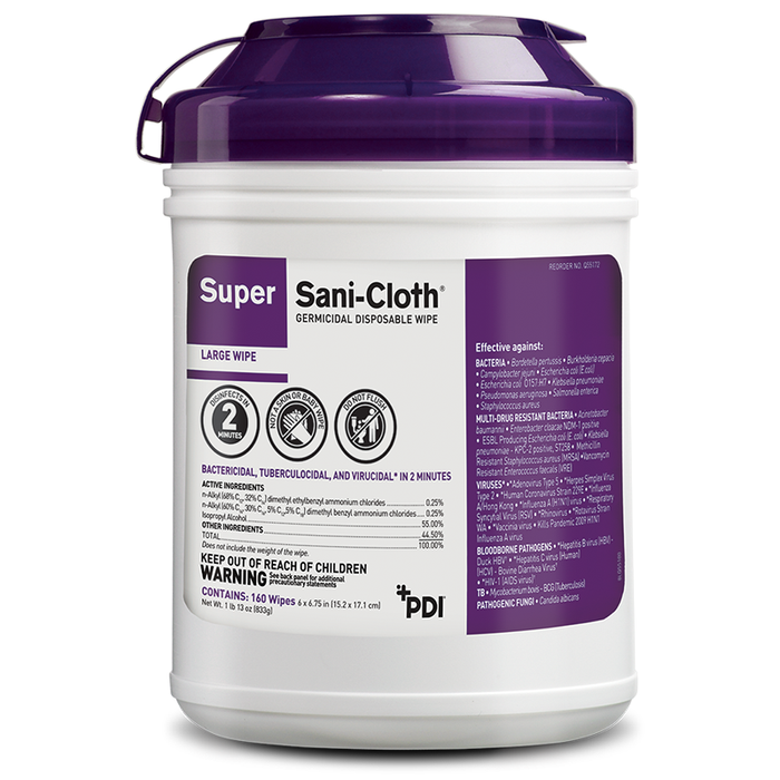PDI Super Sani-Cloth (Purple Top)