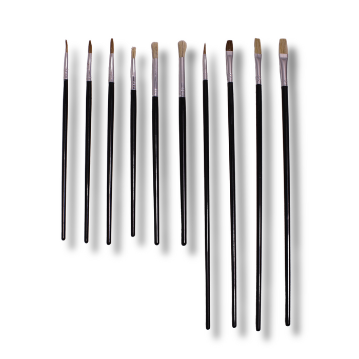 10pc Artist Paint Brush Set
