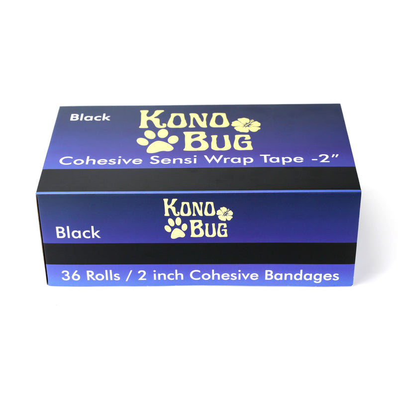 Kono Bug - Cohesive Sensi Wrap - 2'' - 36 ct - Black