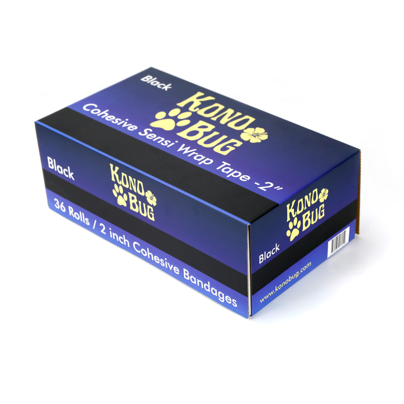 Kono Bug - Cohesive Sensi Wrap - 2'' - 36 ct - Black