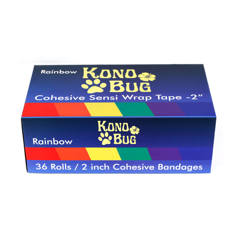 Kono Bug - Cohesive Sensi Wrap - 2'' - 36 ct - Rainbow