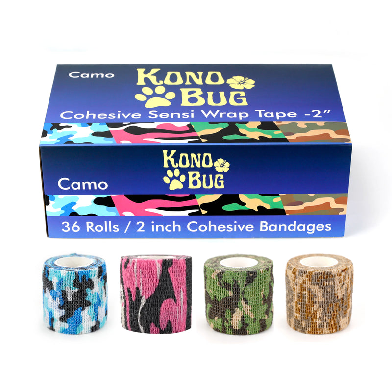 Kono Bug - Cohesive Sensi Wrap - 2'' - 36 ct - Camo
