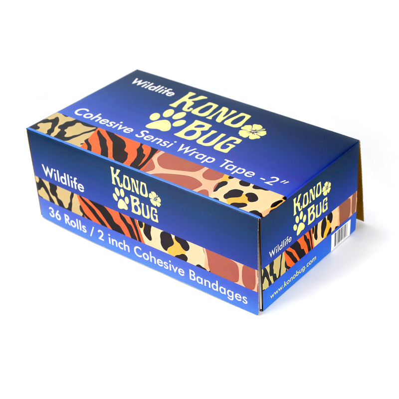 Kono Bug - Cohesive Sensi Wrap - 2'' - 36 ct - Wildlife