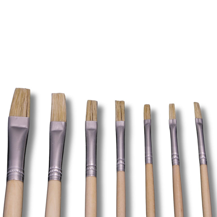 7pc Long Artist Brush Set