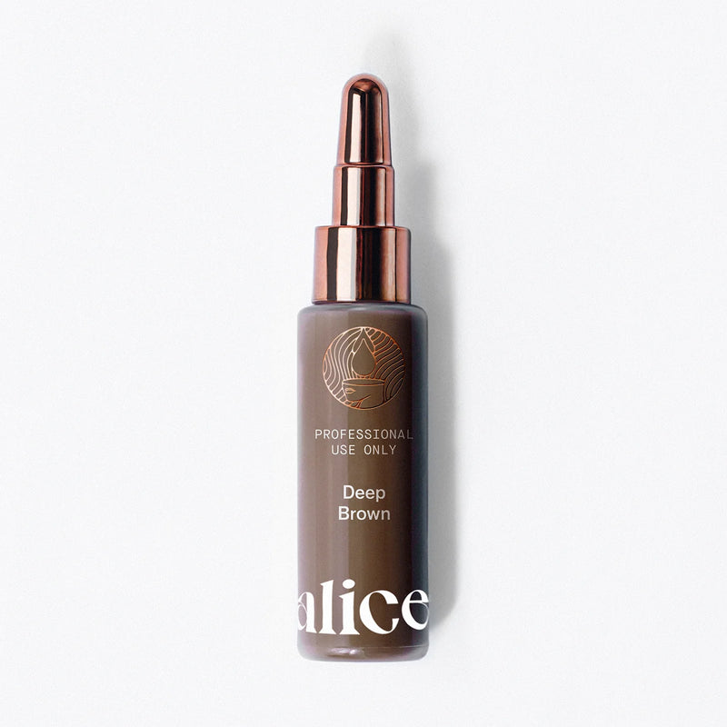 Alice Cosmetic Pigment - Eyebrow Color - Deep Brown - 1/2 oz