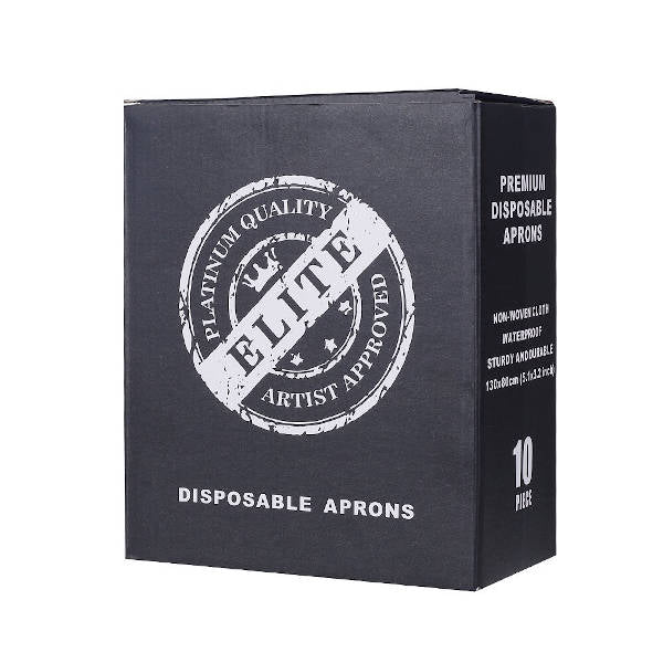 Premium Disposable Apron - 10 ct - Black