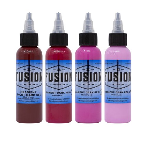 Fusion - Gradient Dark Red - 4 Pack
