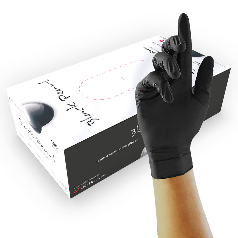 Unigloves Black Pearl Latex