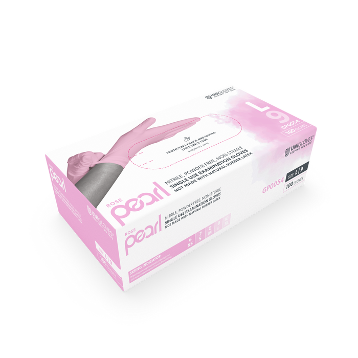 Rose Pearl Nitrile Glove