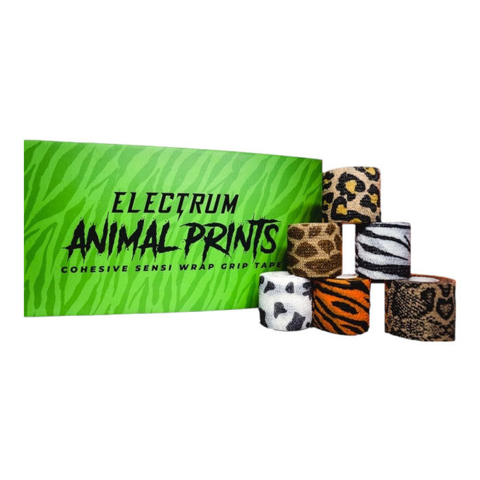 Electrum 2 Inch Animal Print Cohesive Sensi Wrap Grip Tape -36/Case