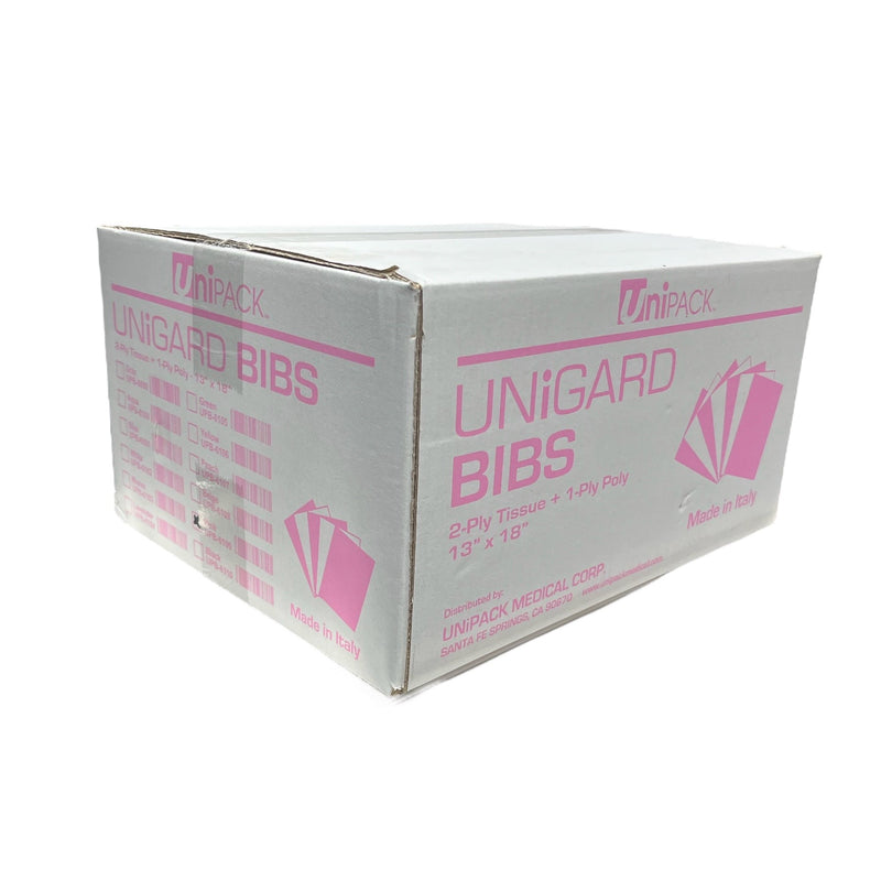 UniGard Pink Patient BIB - Case of 500