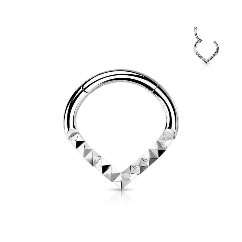 Silver Lined Pyramid Cuts Chevron