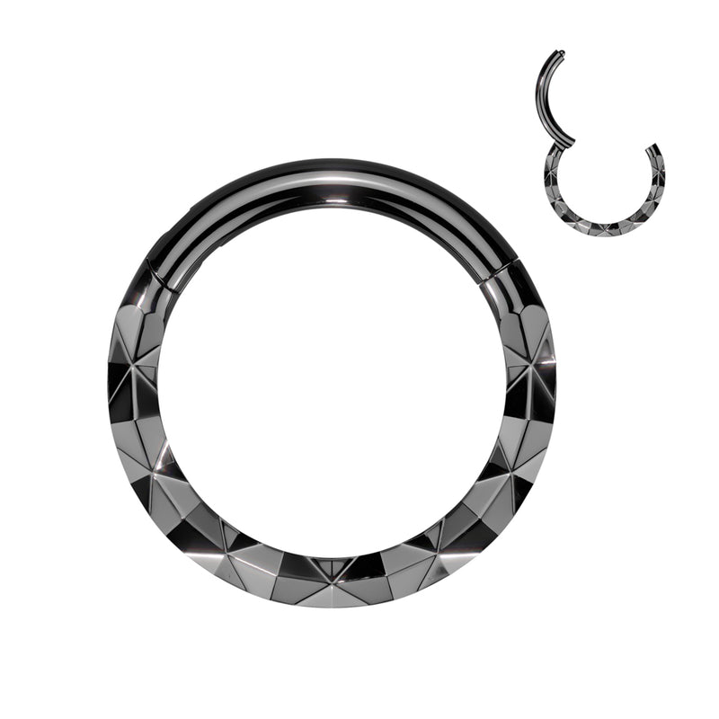 X Faceted Hinged Septum