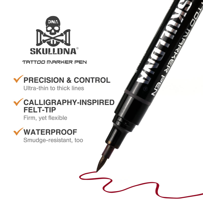 SKULLDNA Double-Headed Marker Pen