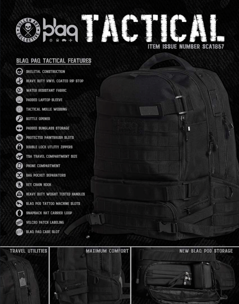 Blaq Paq Tactical Backpack - Desert Sand