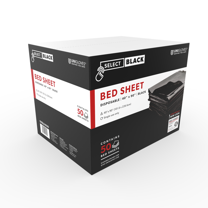Unigloves Select Black - Black Bedsheets