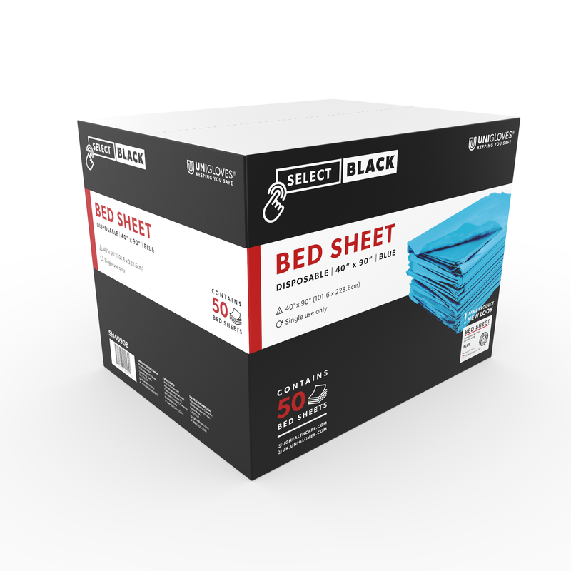 Unigloves Select Black - Blue Bedsheets