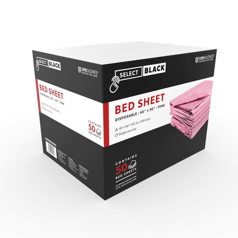 Unigloves Select Black - Pink Bedsheets