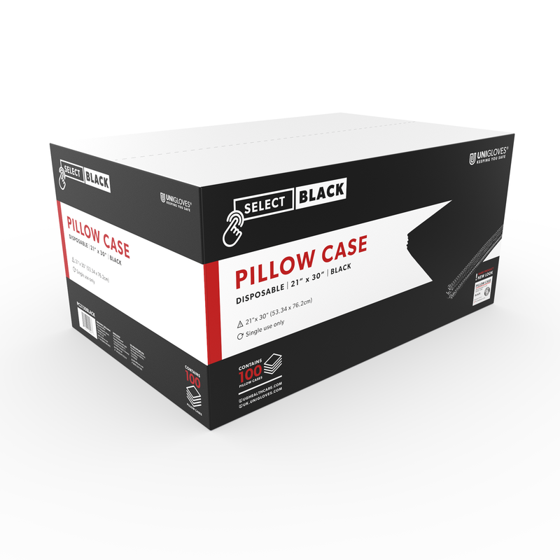 Unigloves Select Black Pillow Case - Black