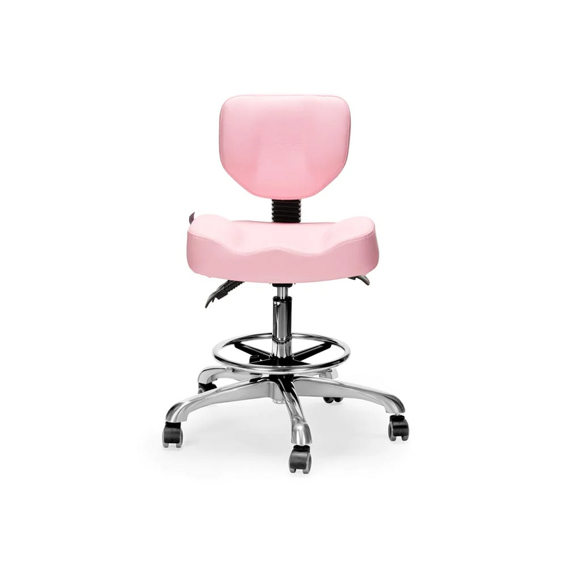 Adjustable Pink Tattoo Artist Chair - 9942