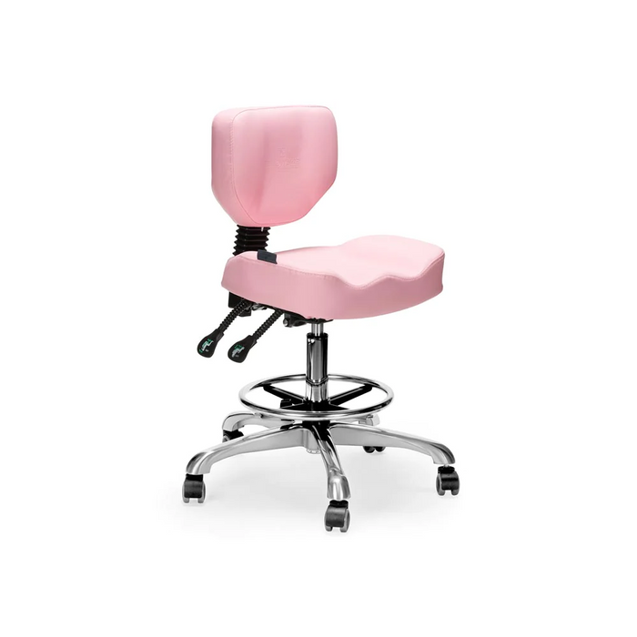 Adjustable Pink Tattoo Artist Chair - 9942