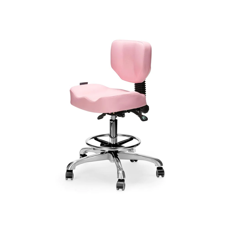 Adjustable Pink Tattoo Artist Chair - 9942