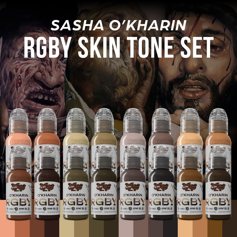 World Famous - Sasha O'Kharin - RGBY Skin Tone Set