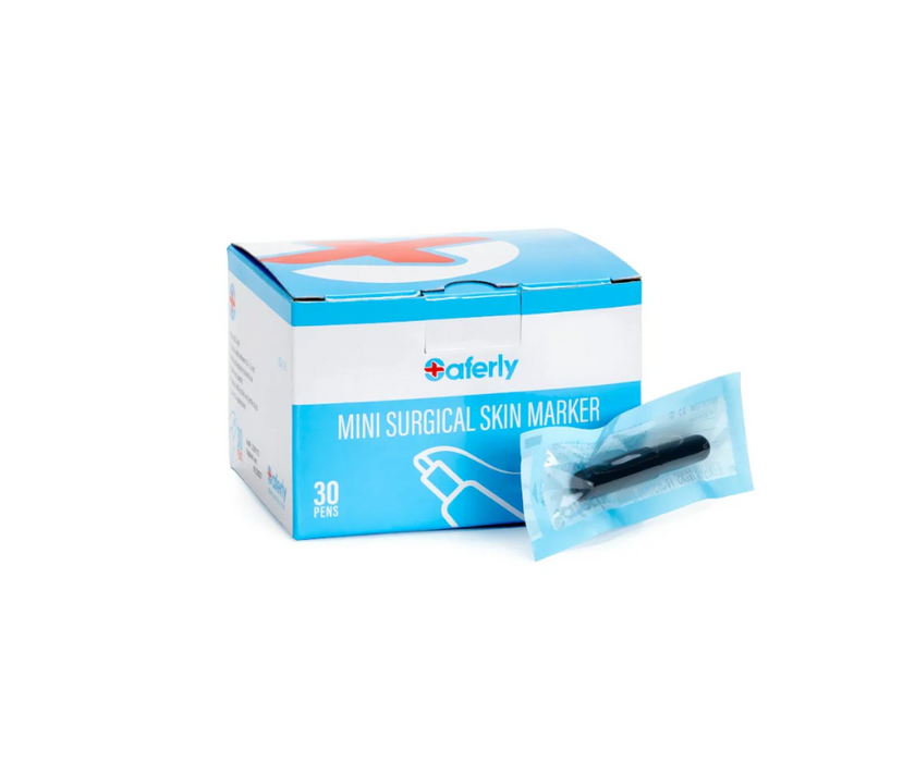 Saferly - White Mini Surgical Skin Markers - Box of 30