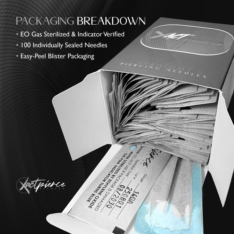 XACTPierce Flagship Straight Piercing Needles