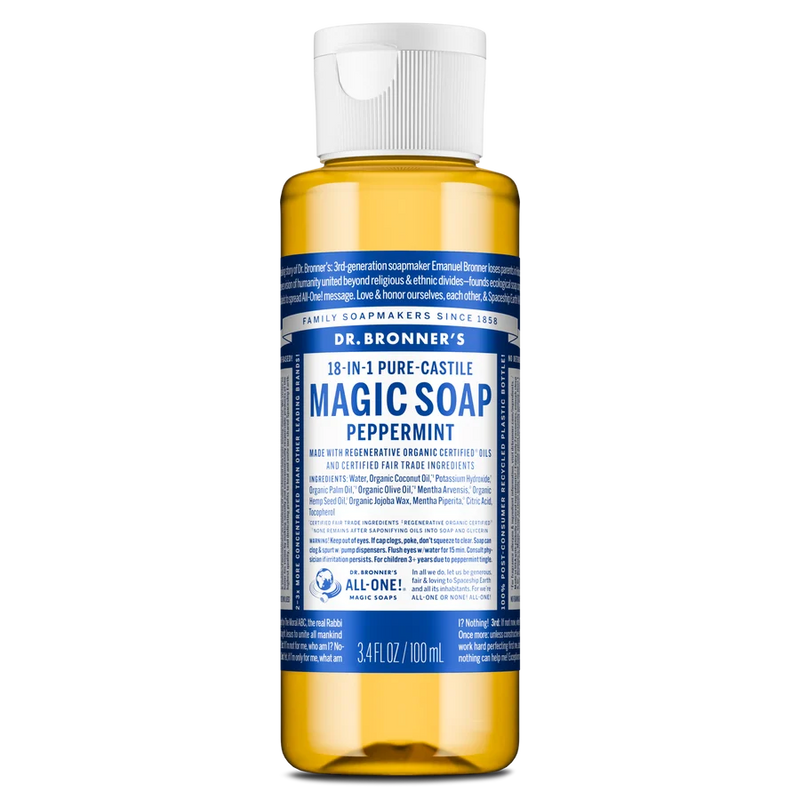 Dr Bronners - Pure Castile Soap - 3.4 oz