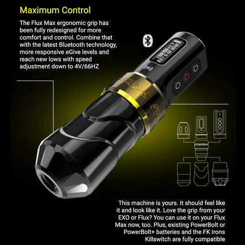 FK Irons - Flux Max - 1 Powerbolt - 4.5mm - Stealth