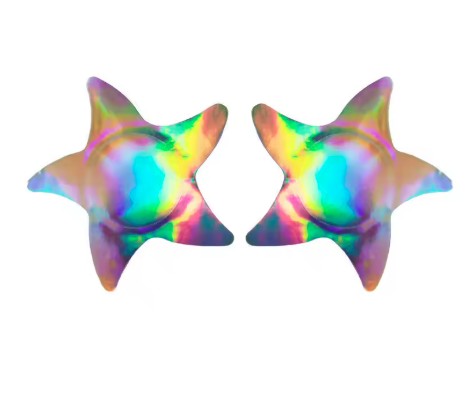 Nipple Pasty - Flower - Iridescent