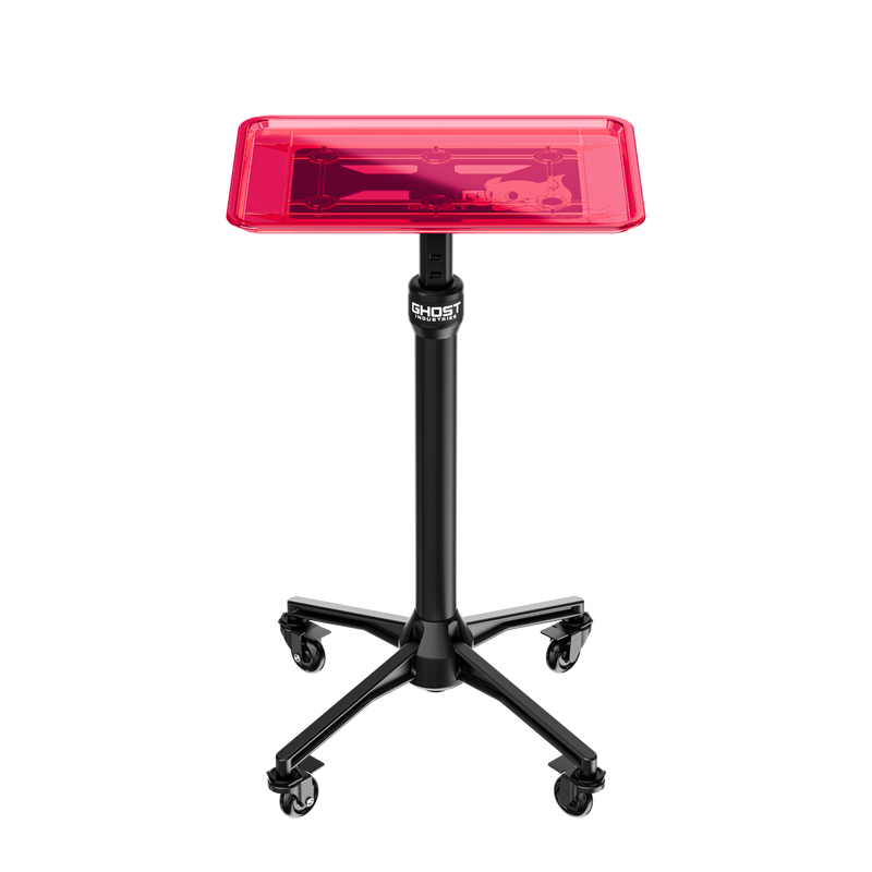Ghost Tattoo - Standard Tray - Translucent Pink <> Ghost Tattoo - Travel Base