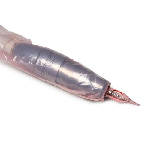 Saferly - Clip Cord Sleeves and Machine Bags – Pink – Box of 200