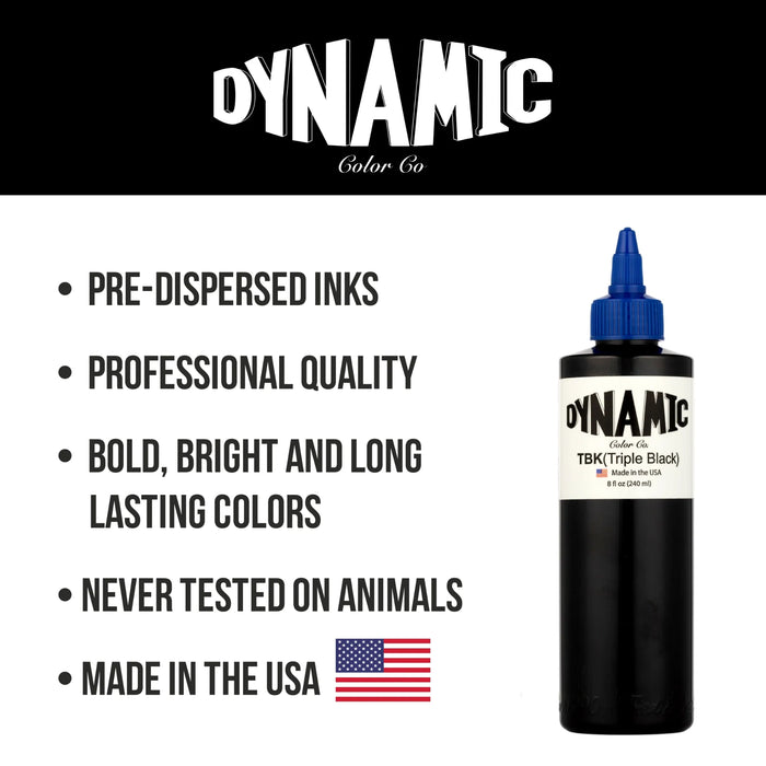 Dynamic Triple Black 8 oz 5th Avenue Studio Supply