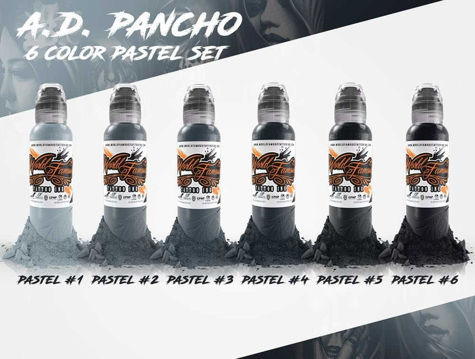 World Famous - AD Pancho Pastel Grey Set - 4 oz