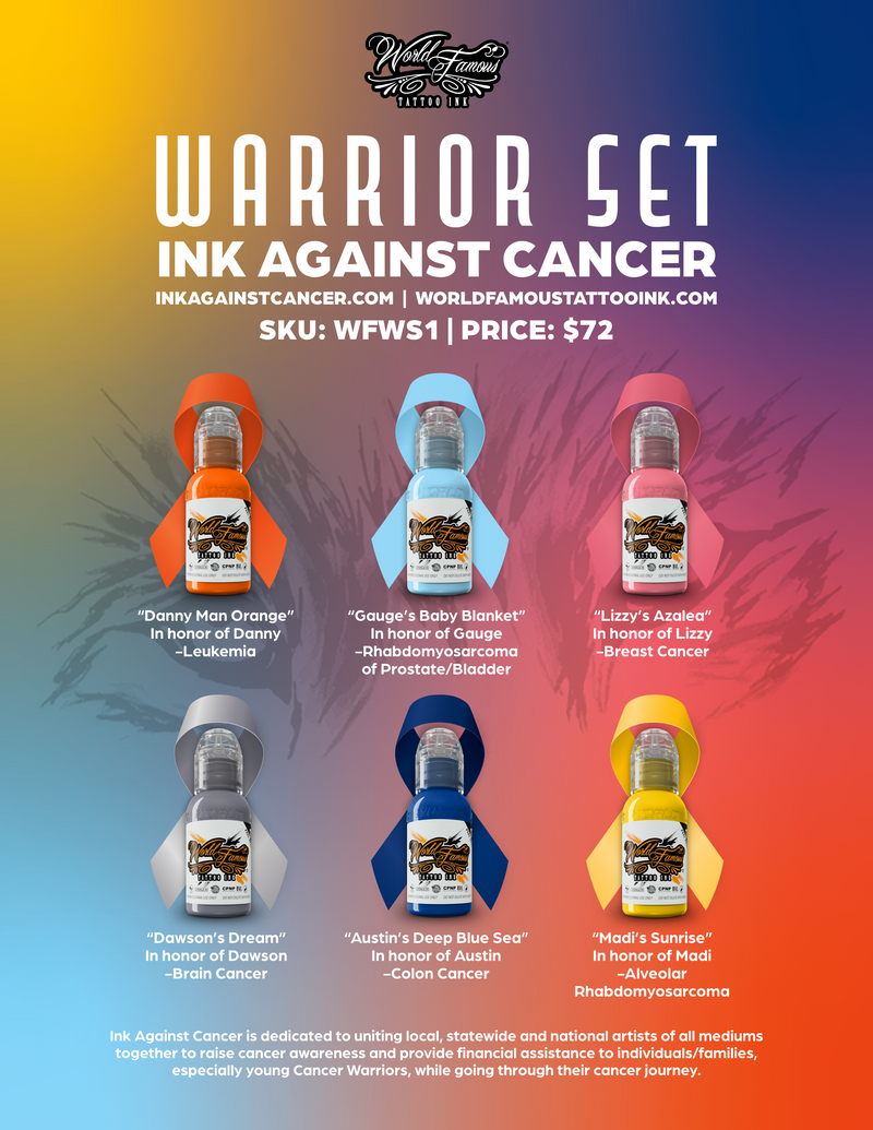 World Famous - Warrior Set - Ink Against Cancer