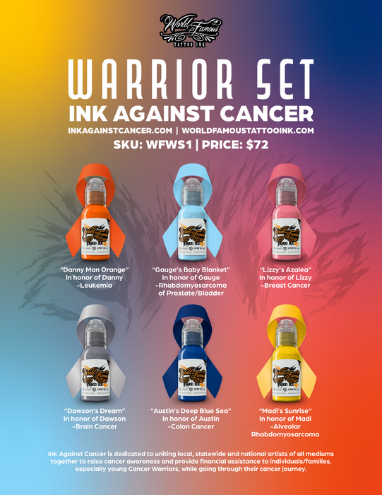 World Famous - Warrior Set - Ink Against Cancer