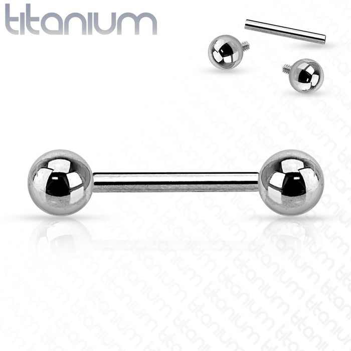 Titanium Barbell - Internally Threaded