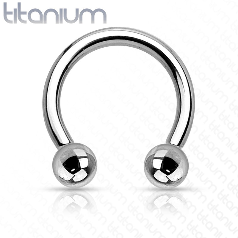 Titanium Horseshoe - Internally Threaded