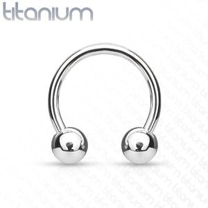 Titanium Horseshoe - Externally Threaded