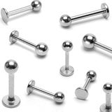 Stainless Labret - Externally Threaded