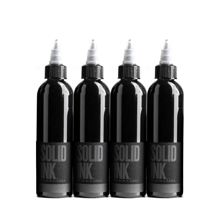 Solid Ink - Black Label Grey Wash Set - 4 oz