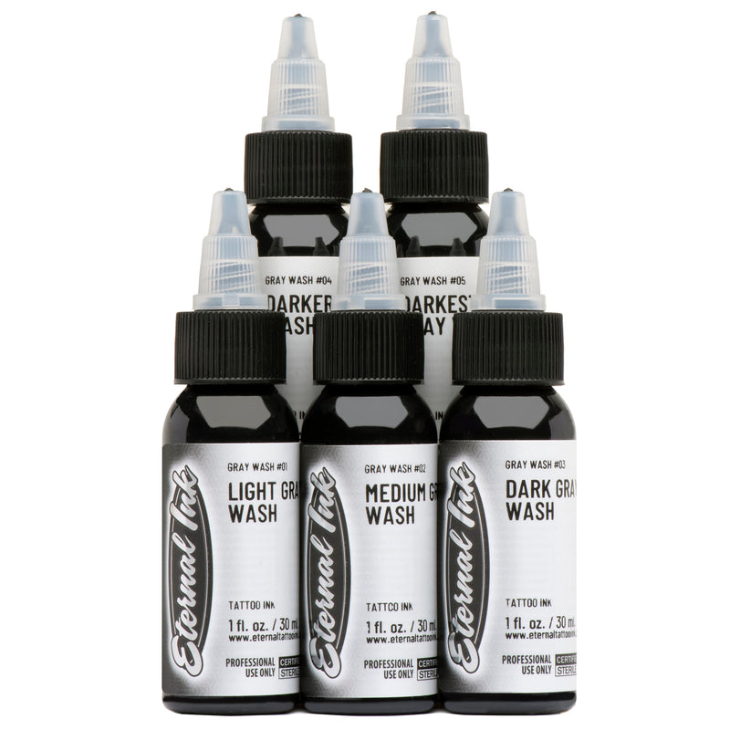 Eternal Ink - Gray Wash 5 Bottle Set