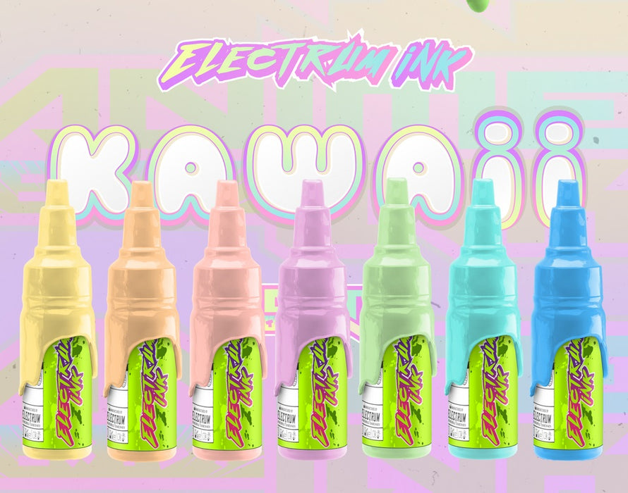 Electrum Ink - 7 Color Kawaii Pastel Color Set