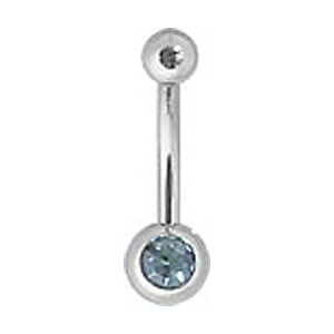 Single Jeweled Navel (Small Jewel)