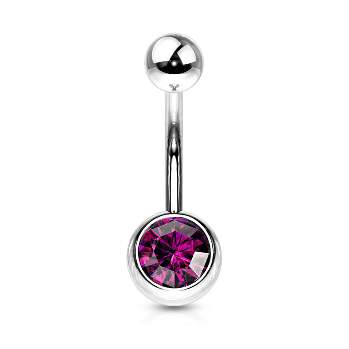 Single Jeweled Navel w/ Standard Jewel