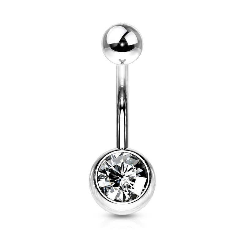 Single Jeweled Navel w/ Standard Jewel
